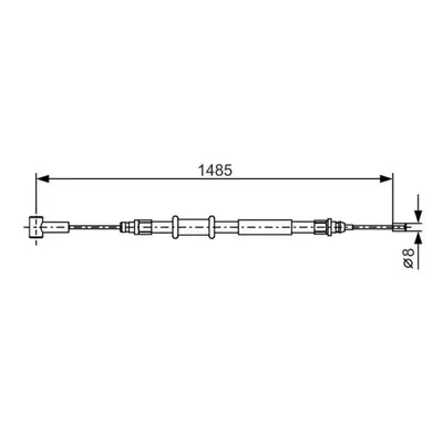 Produktbild von Bosch Seilzug, Feststellbremse  1 987 482 214