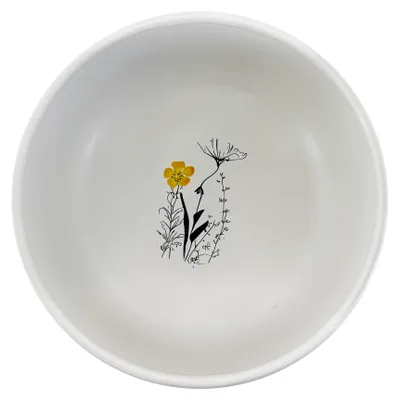 Image de Bol en céramique Cream Garden Color ø 15 cm, crème/noir