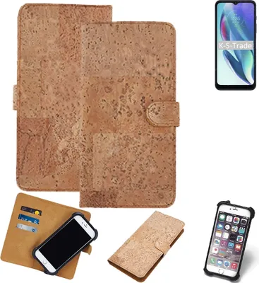 Produktbild von K-S-Trade Hülle kompatibel mit Motorola Moto G50 5G  Kork Handyhülle Cover  Schutzhülle TPU Case Bumper in Hellbraun, (1x)