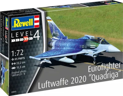 Produktbild von Revell 3843 Eurofighter ""Luftwaffe 2020 Quadriga"" Revell Modellbausatz