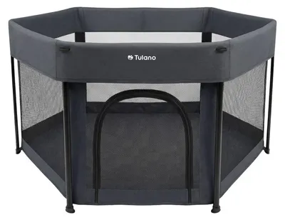 Produktbild von TULANO Faltbares Kinderlaufgitter Cozy 30 Graphit