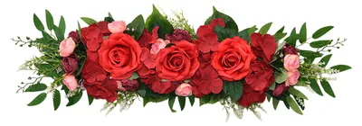 Produktbild von Künstliche Rosengirlande als Türhänger für Valentinstagsdekoration, Kunststoff-Hochzeitsbogenblumen, Stuhllehnendekoration, für drinnen und draußen