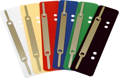 Produktbild von Heftstreifen 3192 PP Metalldeckl. sortiert 250 Stück Packung mit 20 Stück