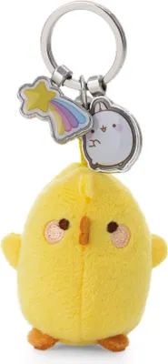 Produktbild von NICI Schlüsselanhänger Piu Piu 6cm - gelb - Treuer-Plüschbegleiter für Rucksack oder Tasche, Schlüsselhalter für klein und Groß | 62216