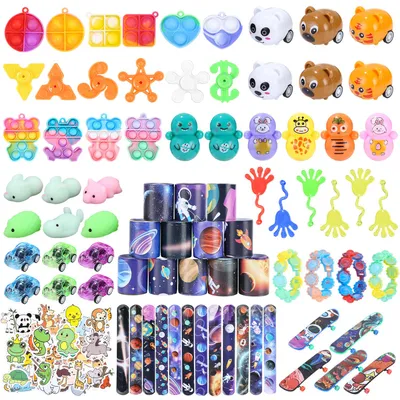 Produktbild von 117-teiliges pädagogisches Anti-Stress-Party-Spielzeug für Kinder, fördert Konzentration & Kreativität
