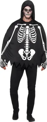 Obrázok produktu pre Kostýmy Kostýmy Halloween Deň mŕtvych schwarz-weiss -