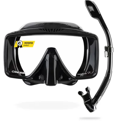 Produktbild von Cressi SF1 Schnorchelmaske Erwachsene, Schwarz/Schwarz