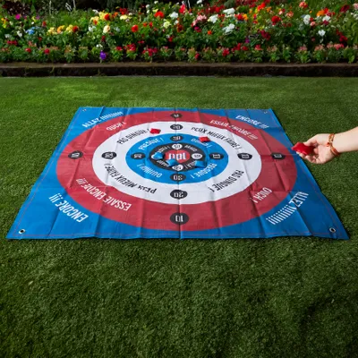 Obrázek produktu pro Obří terč - MISTER GADGET - 6 kusů - Snadná instalace - Bílá, černá, červená