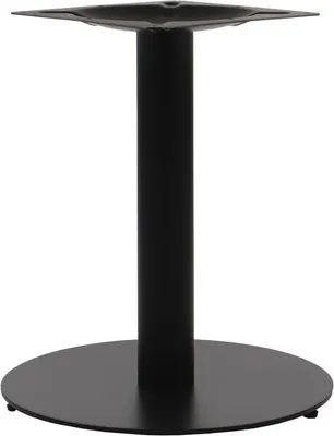 Produktbild von Tischgestell aus Metall SH-5001-5/L, für Büro, Hotel, Restaurant, Durchmesser 45 cm, Höhe 57,5 cm, Schwarz
