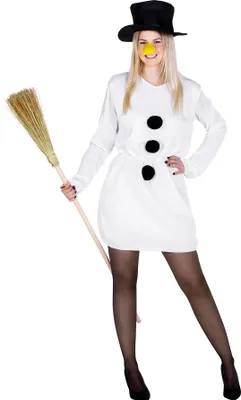 Produktbild von Frauenkostüm Schneefrau - L/XL