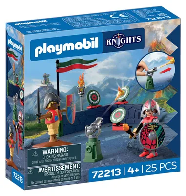 Image de PLAYMOBIL Chevaliers : Entraînement au combat du cavalier de dragon - 72213