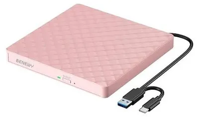 Zdjęcie produktu dla Napęd dvd cd zewnętrzny USB 3.0 type c laptop nagrywarka przenośny