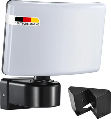 Produktbild von LED Außenwandleuchte Schwarz Schwenkbar Fluter | 30 Watt Neutralweiß 2200lm IP65 | Eckmontage möglich Strahler Modernes Design SUN2200A