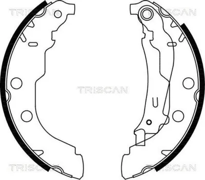 Productafbeelding van TRISCAN Remset achter, artikelnummer 8100 28582