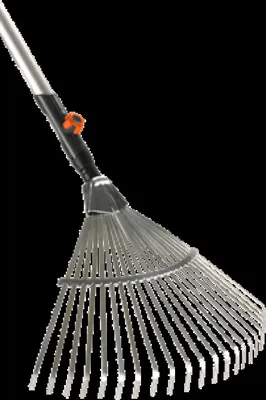 Obrázok produktu pre Gardena 3022-20, záhradné hrable, Čierna, Nerezová oceľ, Oceľ, Drevo, 50 cm, 130 cm