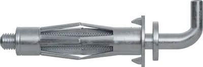 Zdjęcie produktu dla Fischer 90925, Zestaw haków i kołków rozporowych, Metal, Srebrny, CE, 37 mm, 1 cm