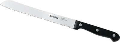 Zdjęcie produktu dla METALTEX 258176038 Profesjonalny nóż do chleba 32,5 cm z nitowaną rękojeścią
