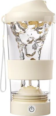 Produktbild von Elektrischer USB Typ-C Shakebecher, automatisch rührend, für Proteinshakes, Milchshakes & Kaffee, Tritan, auslaufsicher