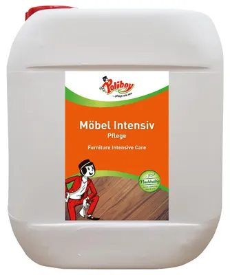 Produktbild von Poliboy Möbel Intensiv Pflege - ideal zur Reinigung, Pflege und zum Schutz von lackierten Holzoberflächen - Inhalt 5 Liter - 11L0501