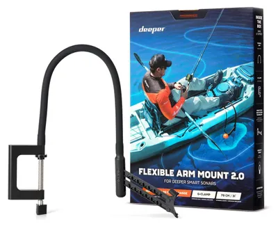 Produktbild von Deeper Flexible Arm 2.0 – flexible Halterung für Boot, Belly Boat & Kajak