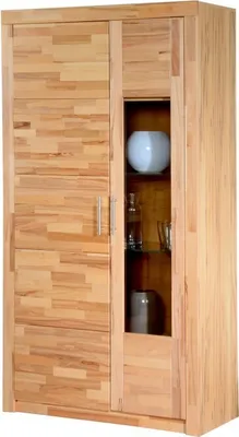 Produktbild von Wohnzimmerschrank Kernbuche Vitrine - (1423)