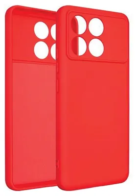 Produktbild von Beline Silikonhülle Xiaomi Poco F6 Pro Rot/Rot