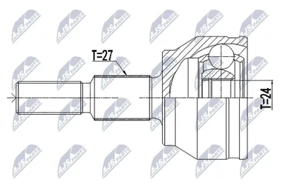 Produktbild von NTY Gelenksatz Antriebswelle Vorne Links Vorne Rechts für FORD FOCUS III Turnier NPZ-FR-057