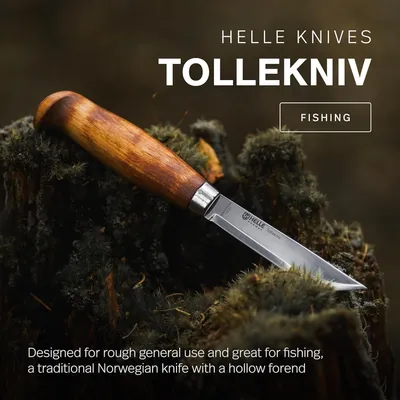 Image de Helle Tollekniv Knife avec étui en cuir