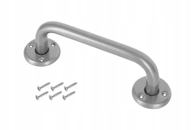 Produktbild von Badezimmertürgriff Haltestange 20 Silber