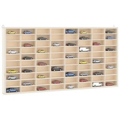 Produktbild von "2026 Promotion" Hängeregal moderne, Sammlervitrine aus Holz mit 80 Fächern 80x4,5x40,5cm - Hängeregal CC24970