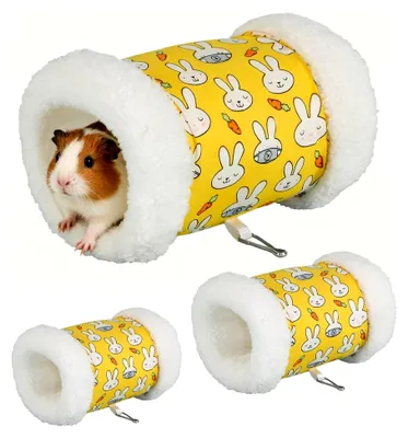Produktbild von 2 Stück Tunnel für Meerschweinchen, Kaninchen und Hamster