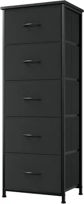 Produktbild von Aufbewahrungsbox mit Schublade – Schrank/Kommode – Zur Raumorganisation – Stahlrahmen – 30x42x1145 cm – Schwarz