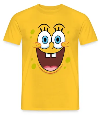 Produktbild von Spreadshirt SpongeBob Schwammkopf Kostüm Karneval Männer T-Shirt, XXL, Gelb