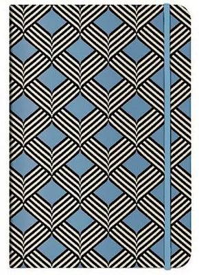 Produktbild von Notizbuch A5 Rhombus, 192 gepunktete Seiten, 80 g/m² Papier, Gummiband & Tasche