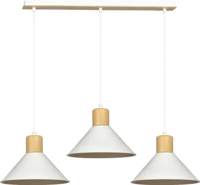 Obrázok produktu pre Luster Emibig 3xE27 60W ROWEN 3 WHITE 1045/3
