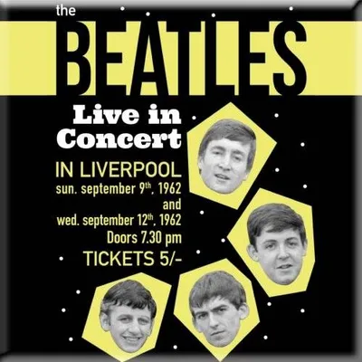 Produktbild von The Beatles Live in Concert Magnet