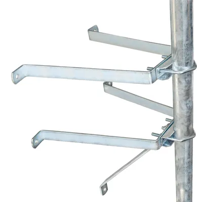 Produktbild von PremiumX Mauerhalter 50cm Stahl SAT Wandabstandshalter für Mast bis Ø 60mm