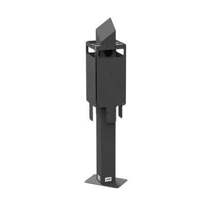 Produktbild von Mehrfach Wallbox Standfuß KEBA KeContact P30, 4 Wallboxen - Edelstahl anthrazit (RAL 7016)