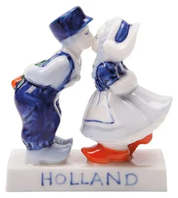 Obrázok produktu pre Heinen Delfts Blauw – Miniatúrna figúrka "Zamilovaný pár" (3 cm)