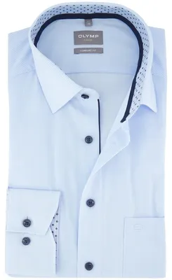 Produktbild von Hemd OLYMP Comfort Fit hellblau Streifen