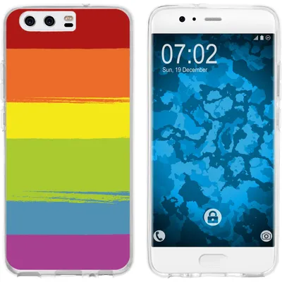 Produktbild von PhoneNatic Case kompatibel mit Huawei P10 Plus Silikon-Hülle pride Regenbogen M6