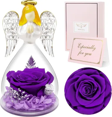 Image de Roses éternelles Ange Cadeaux pour femmes Fête des mères Anniversaire