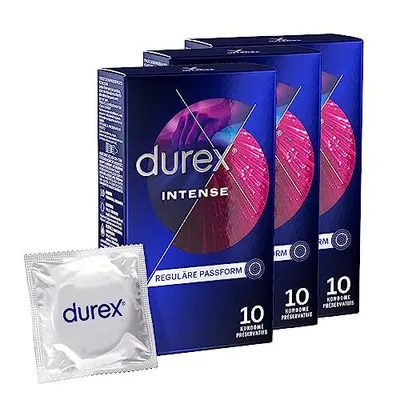 Produktbild von Durex Intense Kondome 3 x 10 Stück
