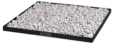 Productafbeelding van Vierkante basis voor vuurkorf, geschikt voor decoratiestenen, afmetingen 60x60 cm