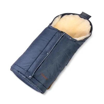 Produktbild von Fellhof Lammfell Fußsack Hochsölden, Farben:Nachtblau