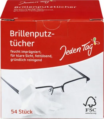 Produktbild von Jeden Tag Brillen-Putztücher (54 St)