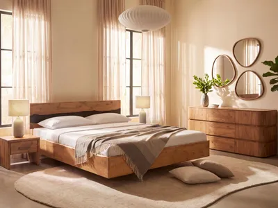 Produktbild von Bett  River 180x200 Akazie