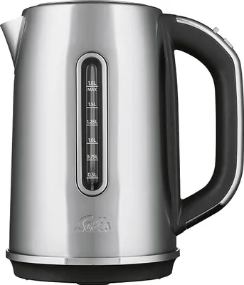 Produktbild von Solis 559, 1 l, 2200 W, Schwarz, Edelstahl, Edelstahl, Wasserstandsanzeige, Drahtlos