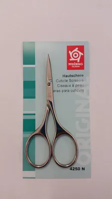 Imagen del producto de Tijeras de piel Pfeilring, de forma curvada (9 cm)