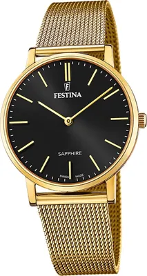 Produktbild von Festina Herren Uhr Swiss Edelstahlarmband gold D2UF20022/3